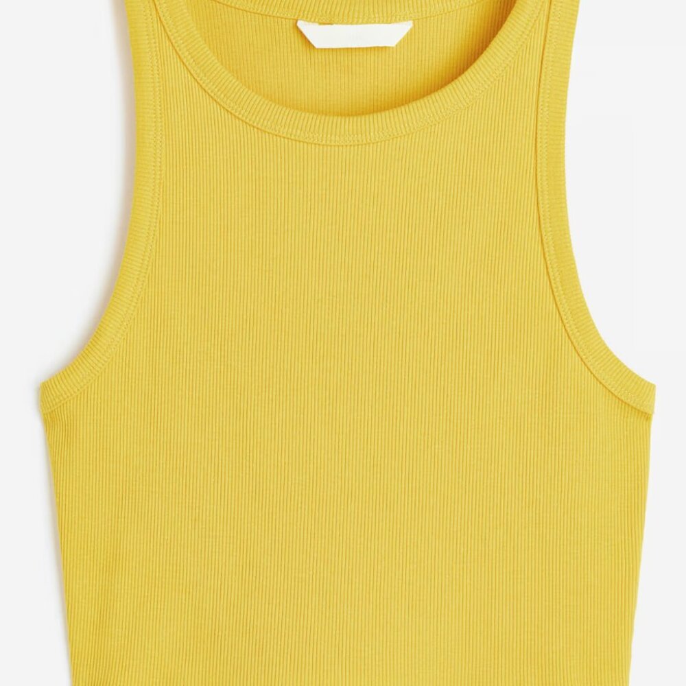 H&M yellow tank top